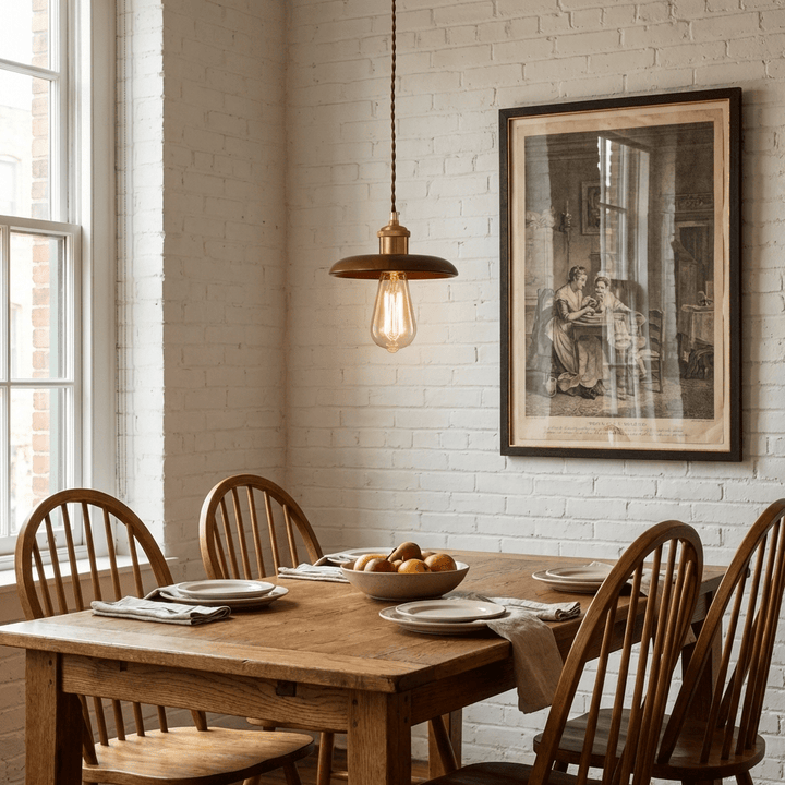 Fenwick Wood Dome Pendant Light