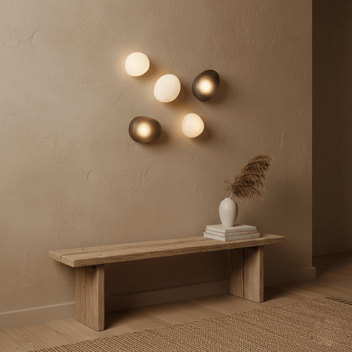 Pebble Glass Wall Sconce
