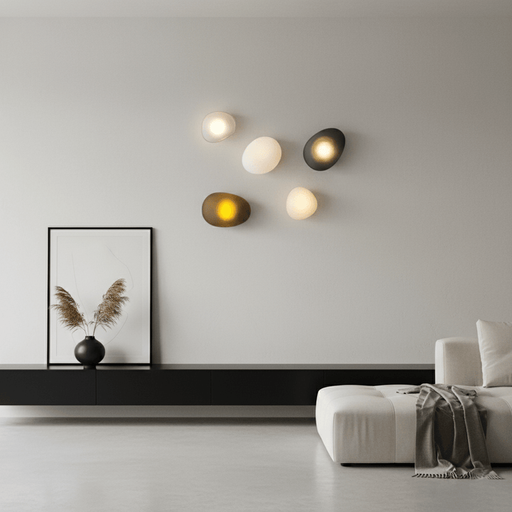 Pebble Glass Wall Sconce