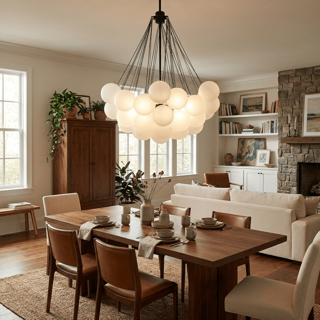Coronet Glass Chandelier