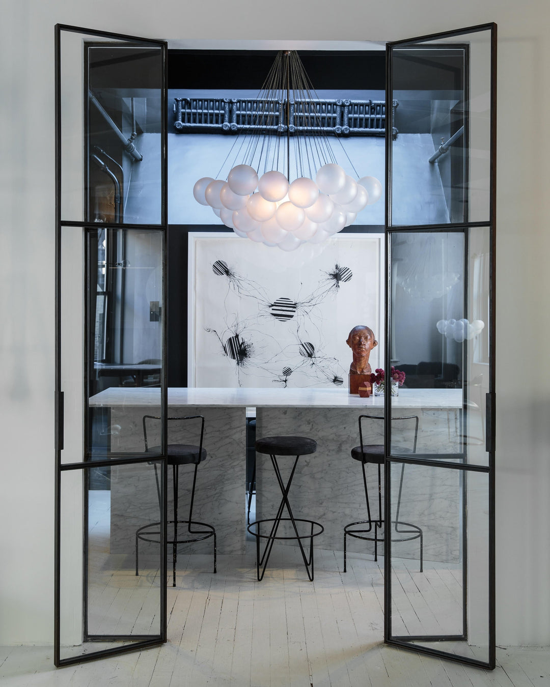 Coronet Glass Chandelier