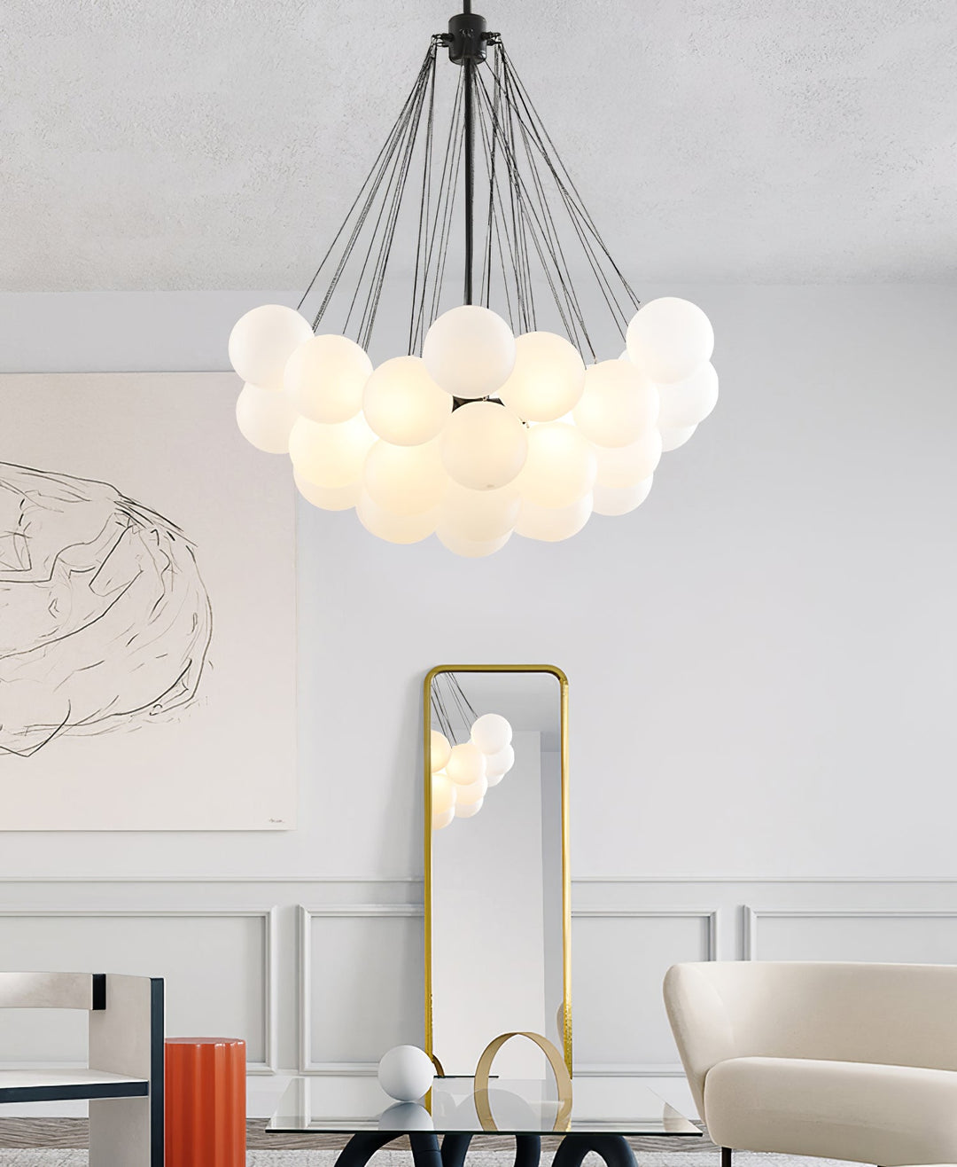 Coronet Glass Chandelier