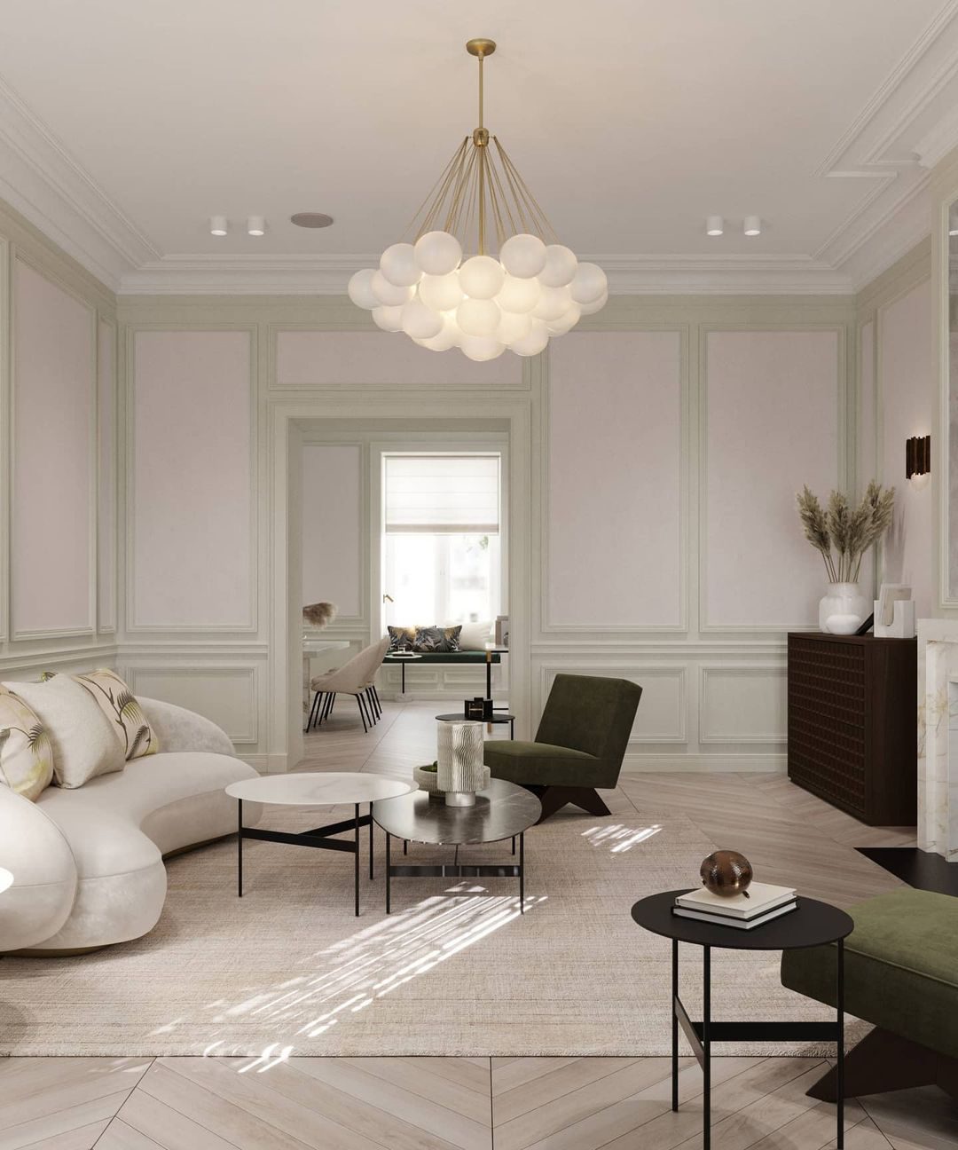 Coronet Glass Chandelier
