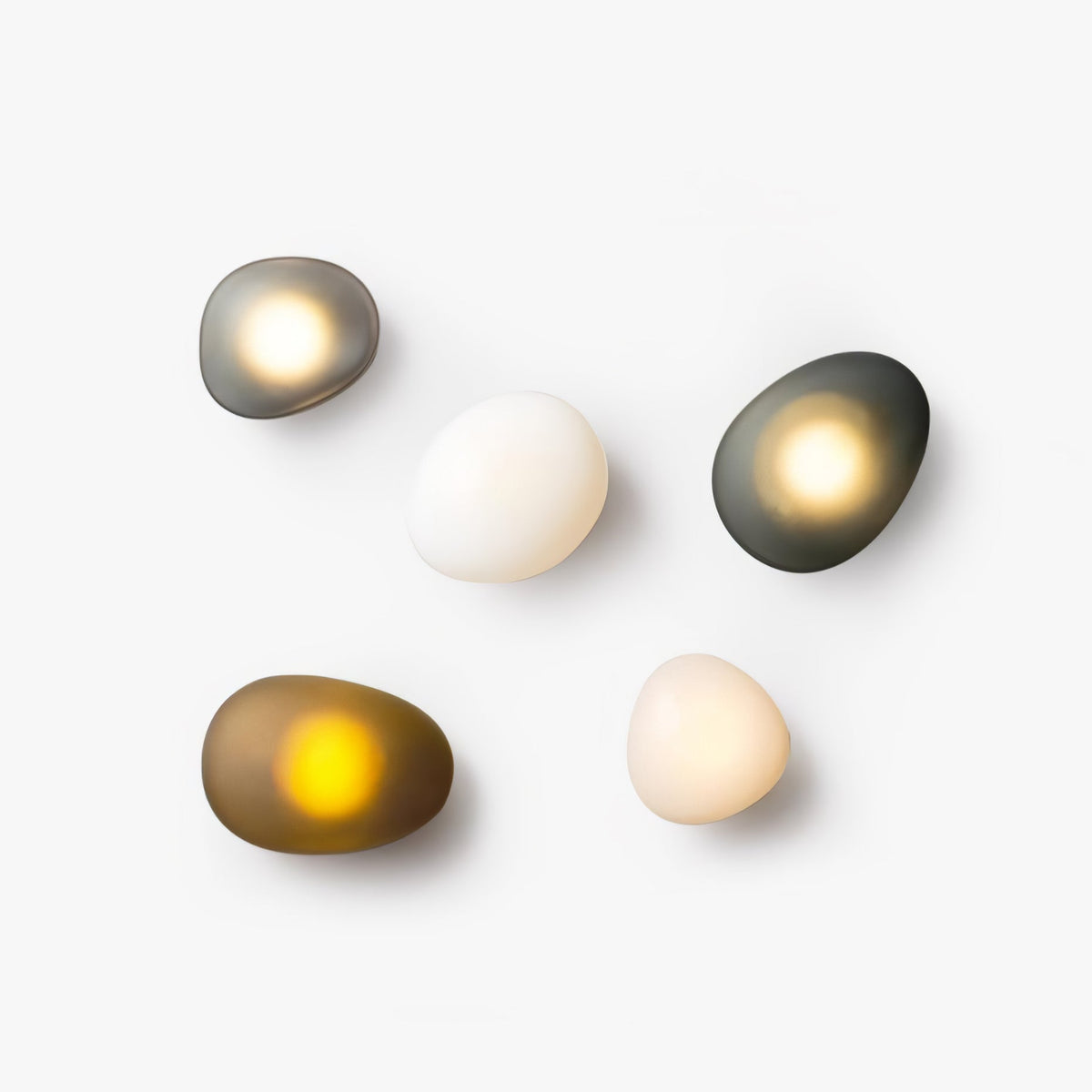 Pebble Glass Wall Sconce