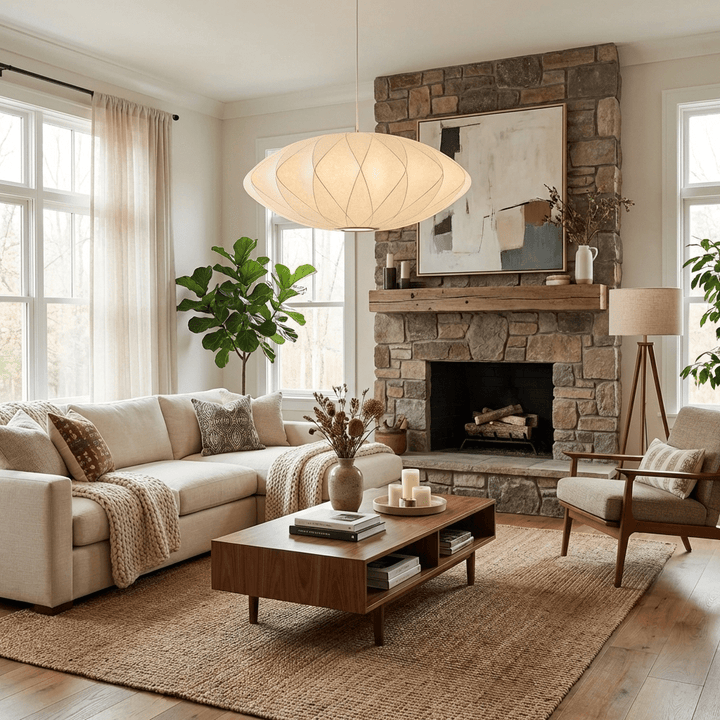 Lattice Bubble Pendant Light