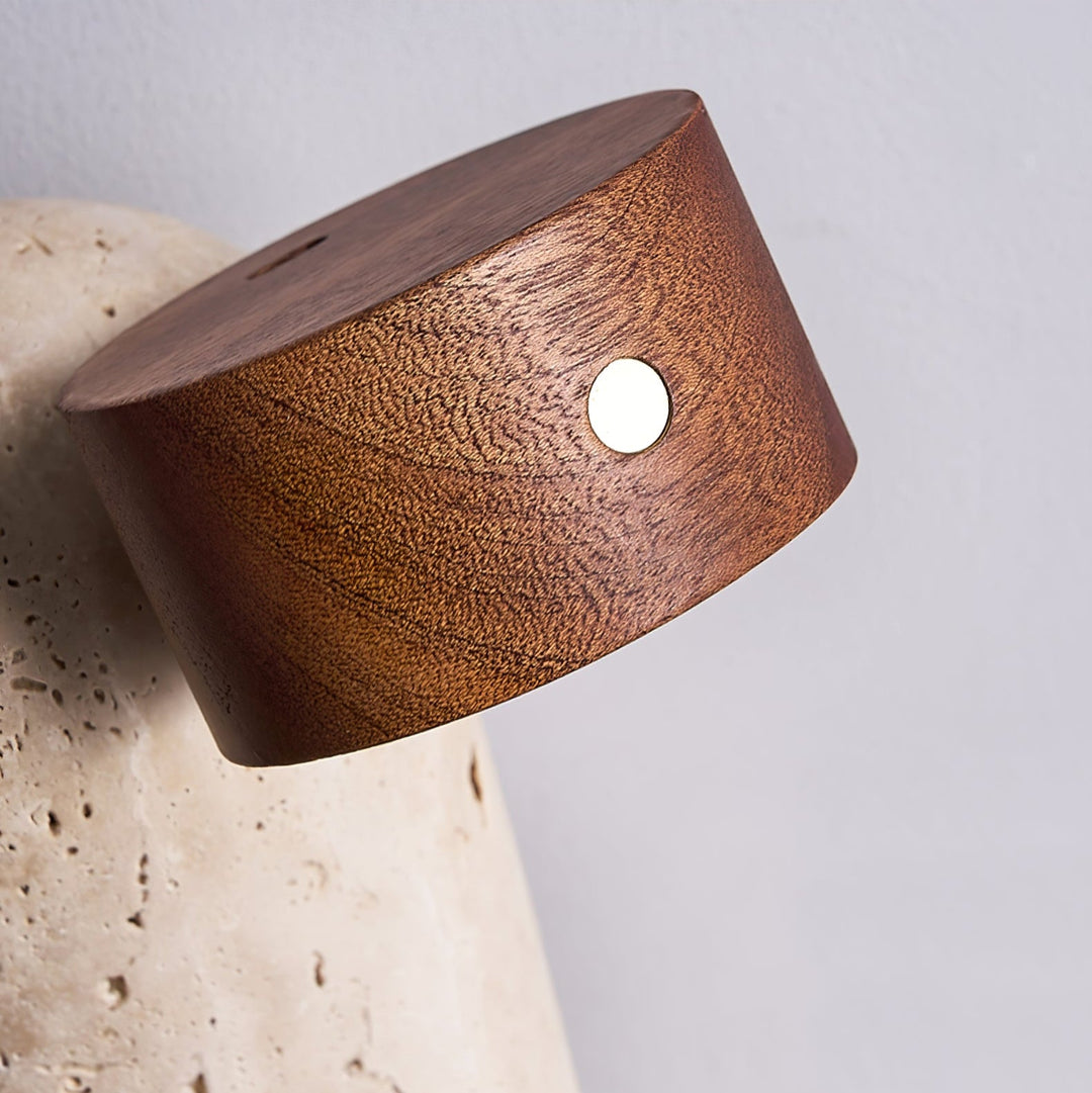 Nomad Travertine Table Lamp