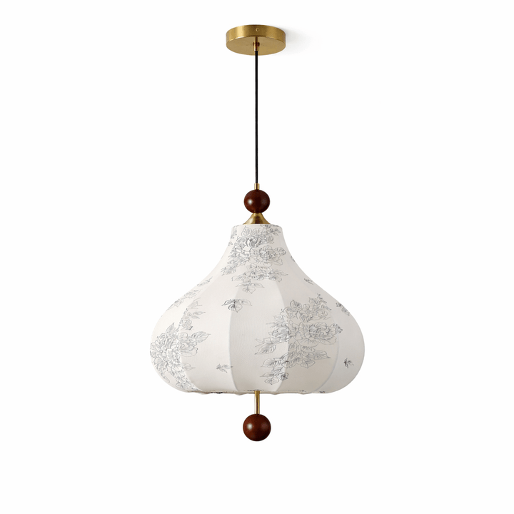 Linen Bloom Pendant Light