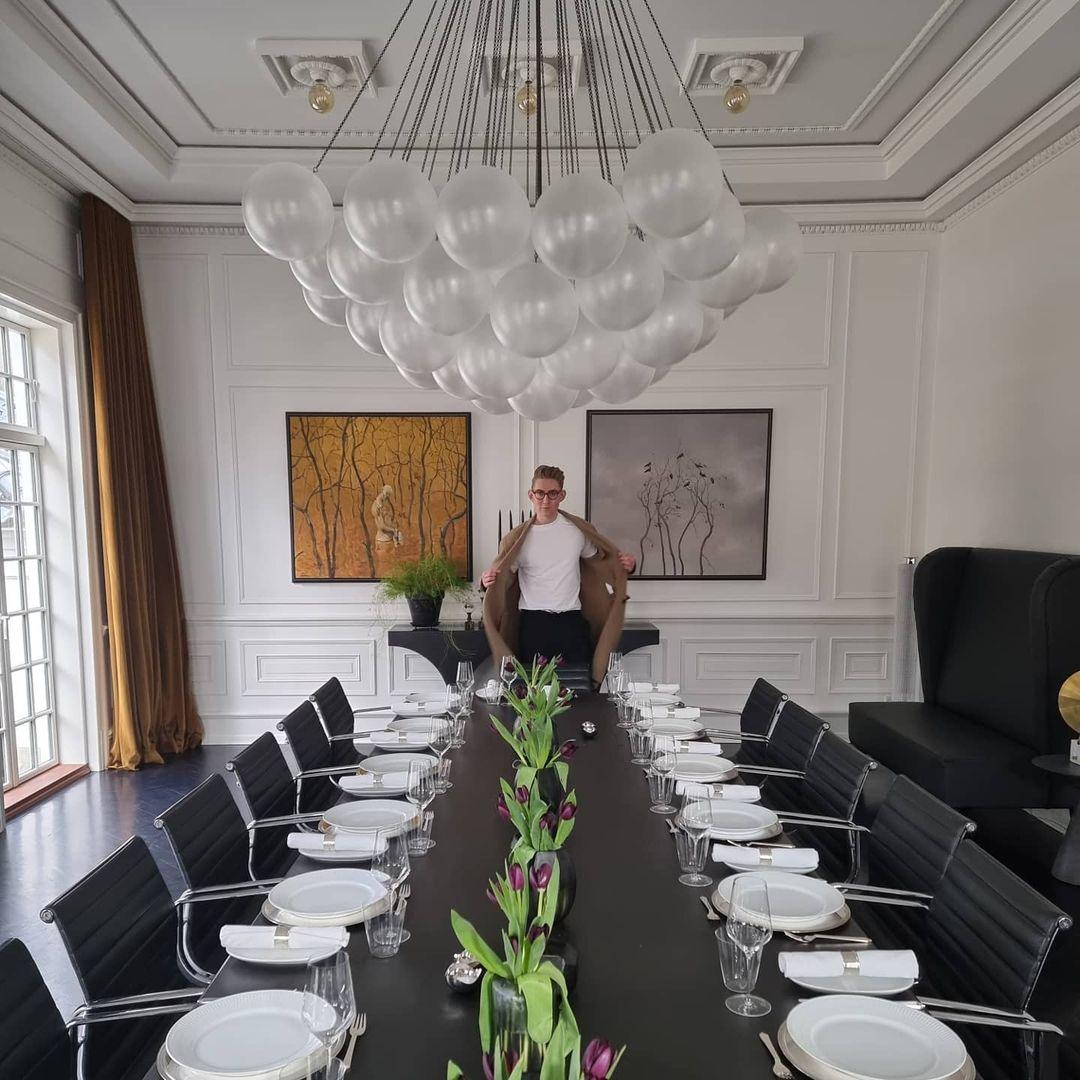 Coronet Glass Chandelier