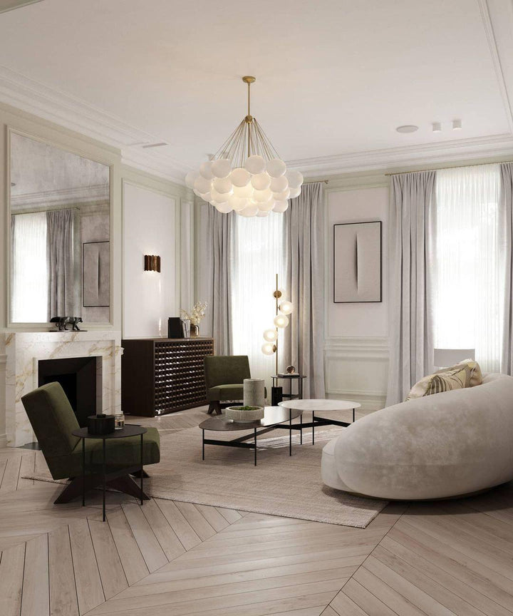 Coronet Glass Chandelier