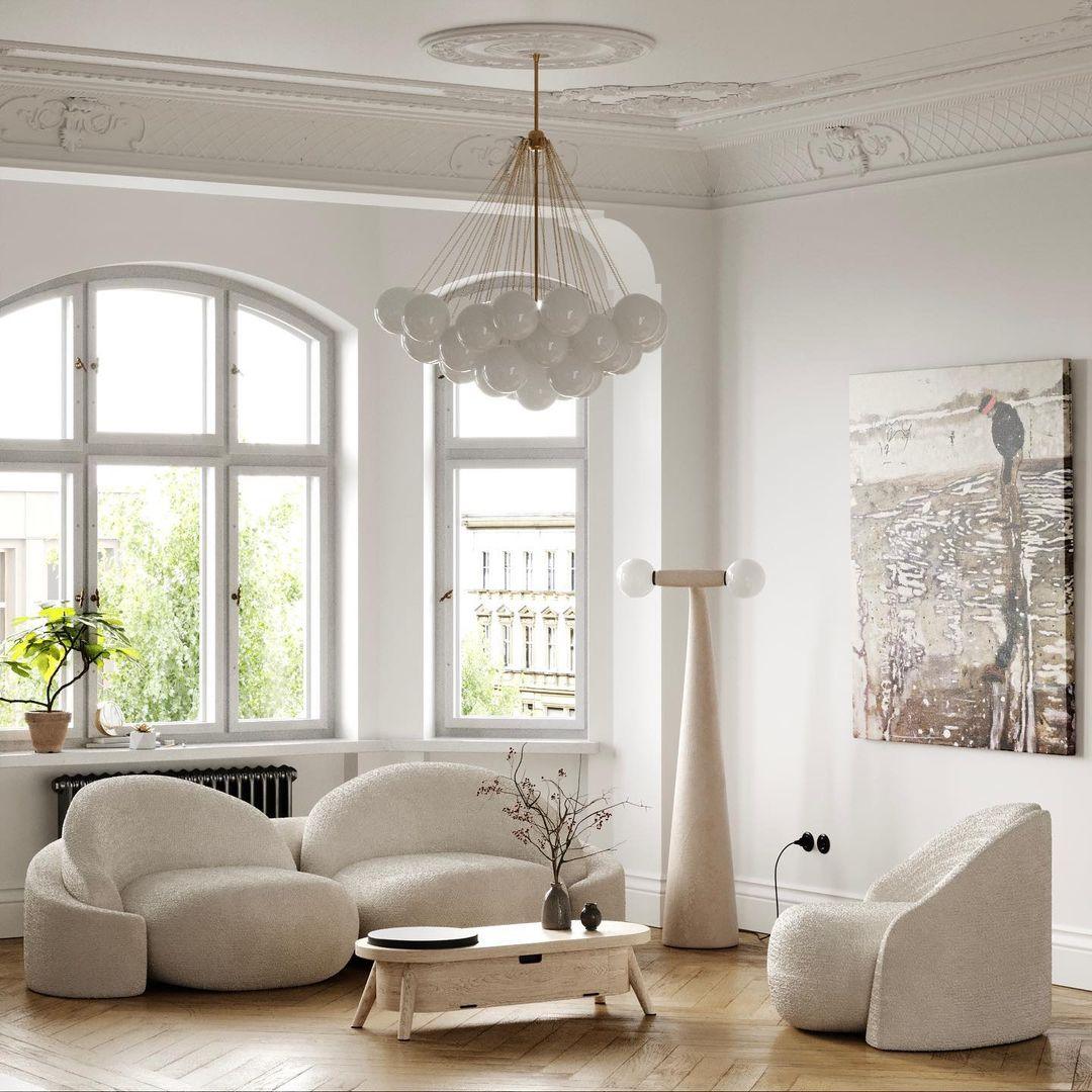 Coronet Glass Chandelier