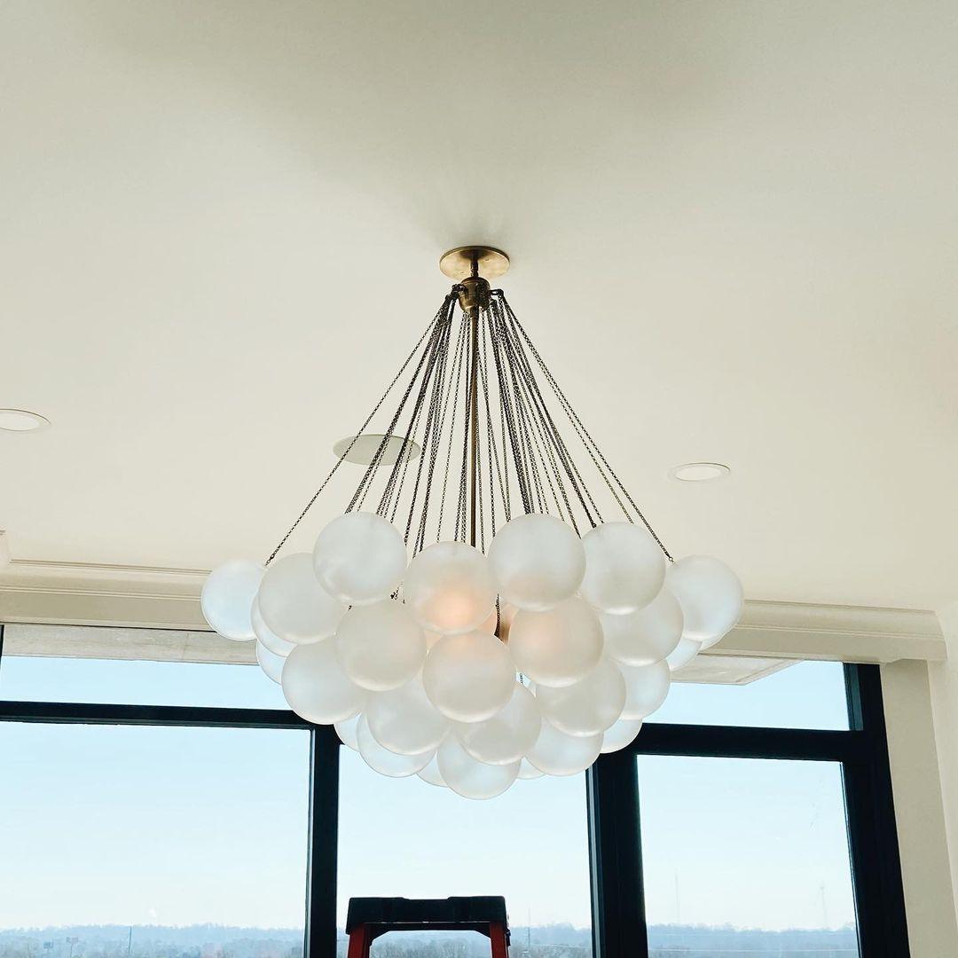 Coronet Glass Chandelier