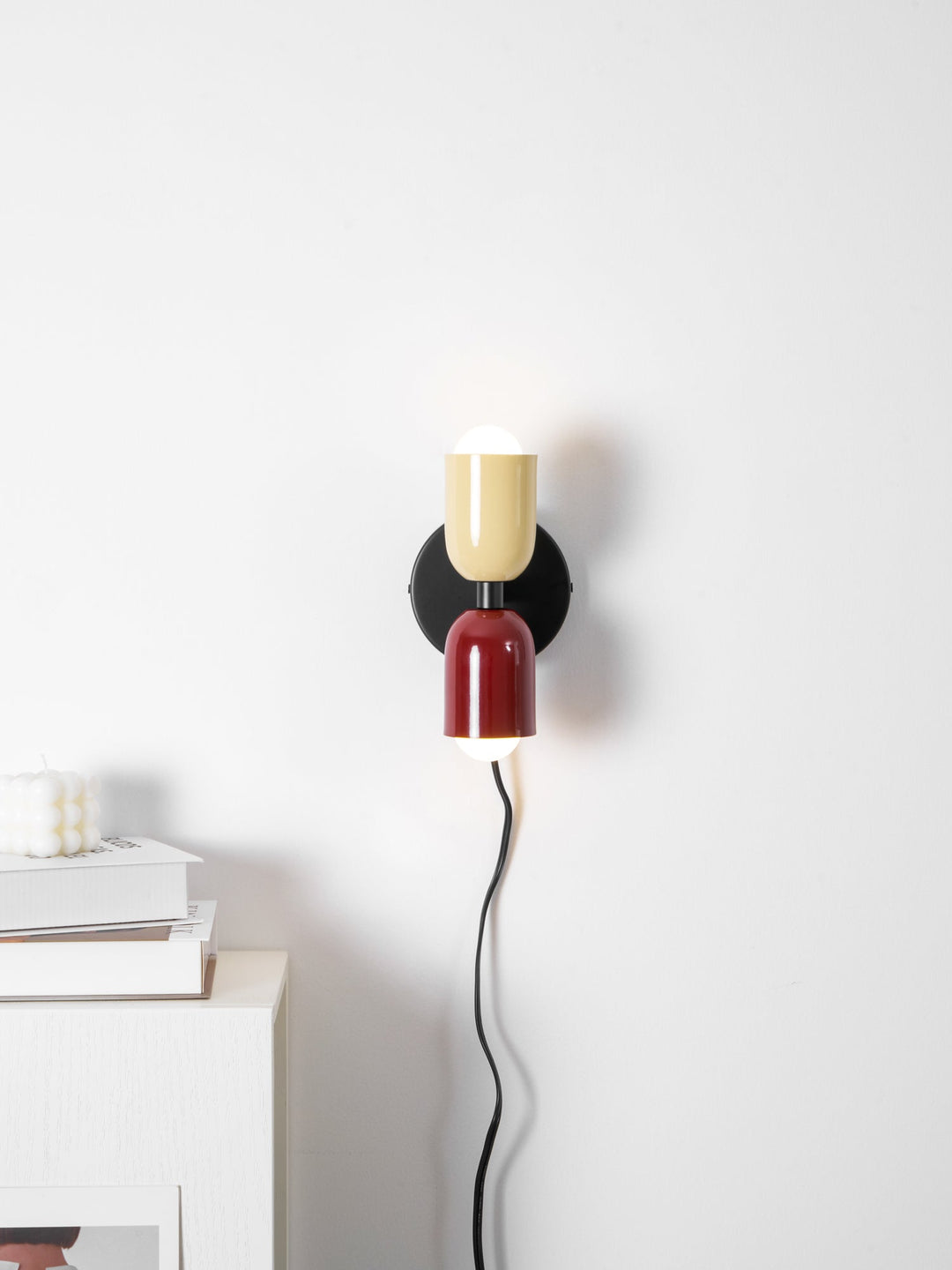 Gleam Dual-Glow Plug-In Sconce