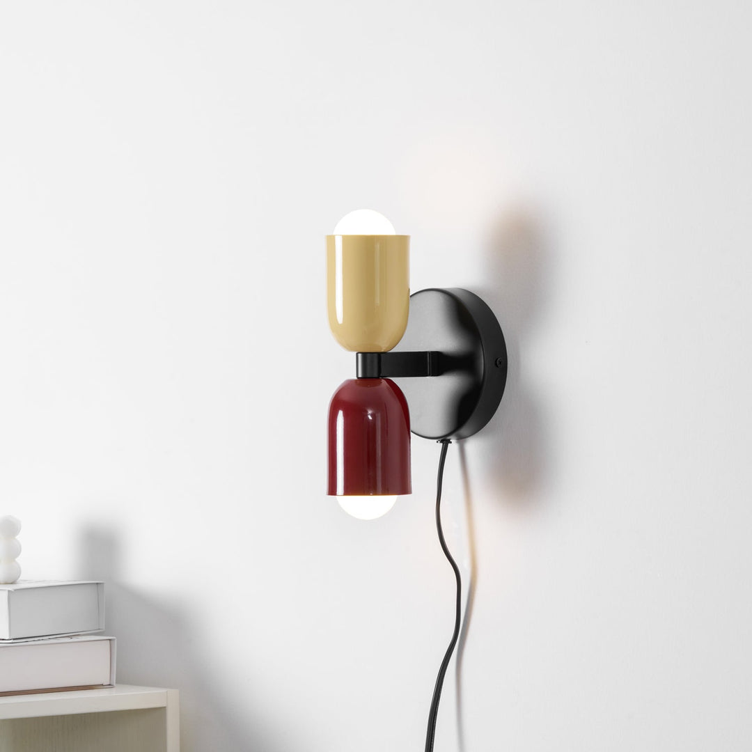 Gleam Dual-Glow Plug-In Sconce