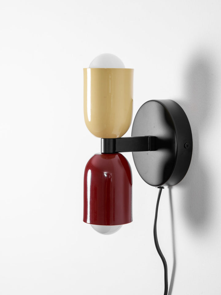 Gleam Dual-Glow Plug-In Sconce