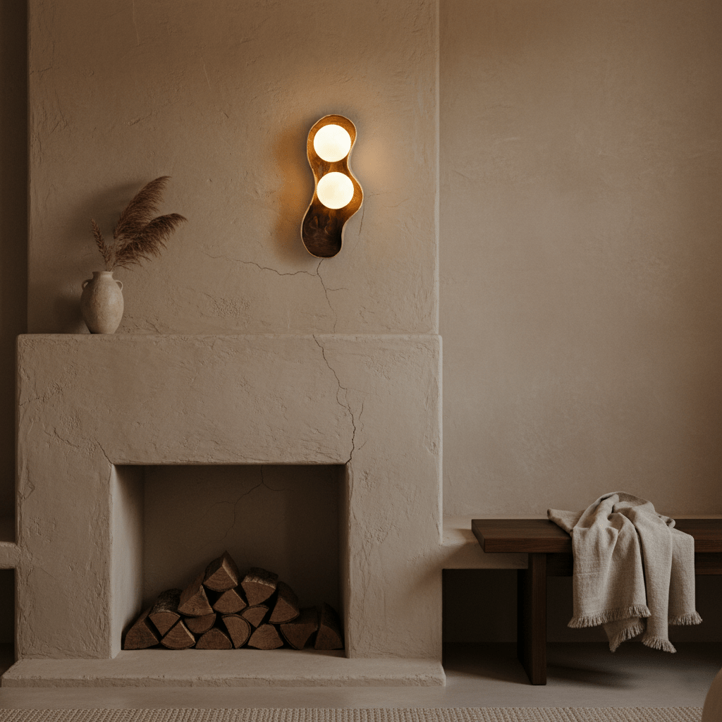 Fable Carved Wood Sconce