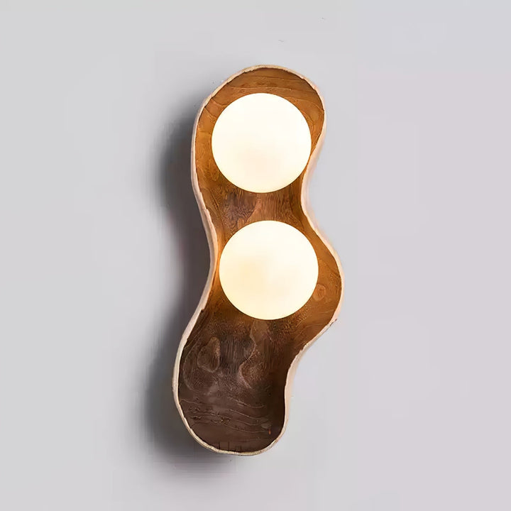 Fable Carved Wood Sconce