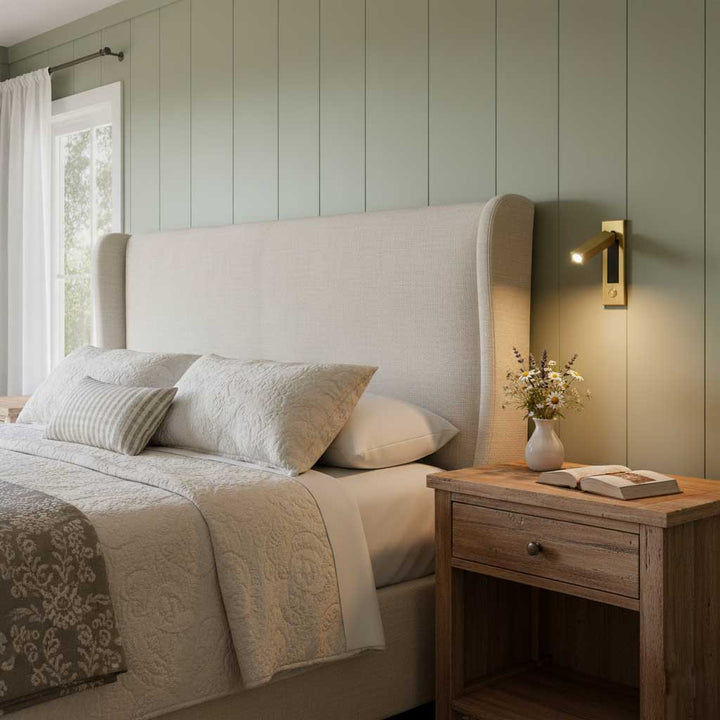 Fold Flush Bedside Sconce