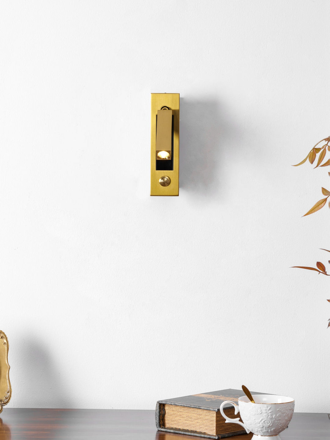 Fold Flush Bedside Sconce