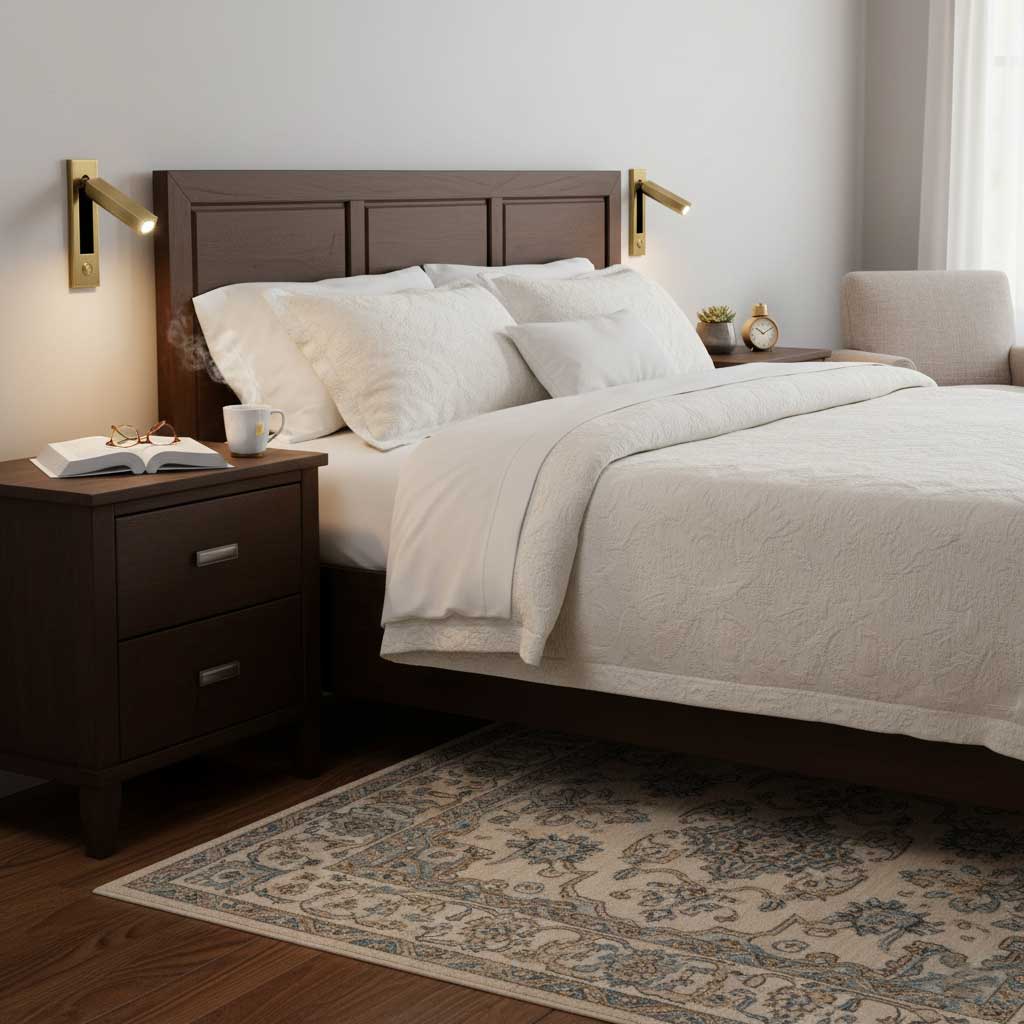 Fold Flush Bedside Sconce