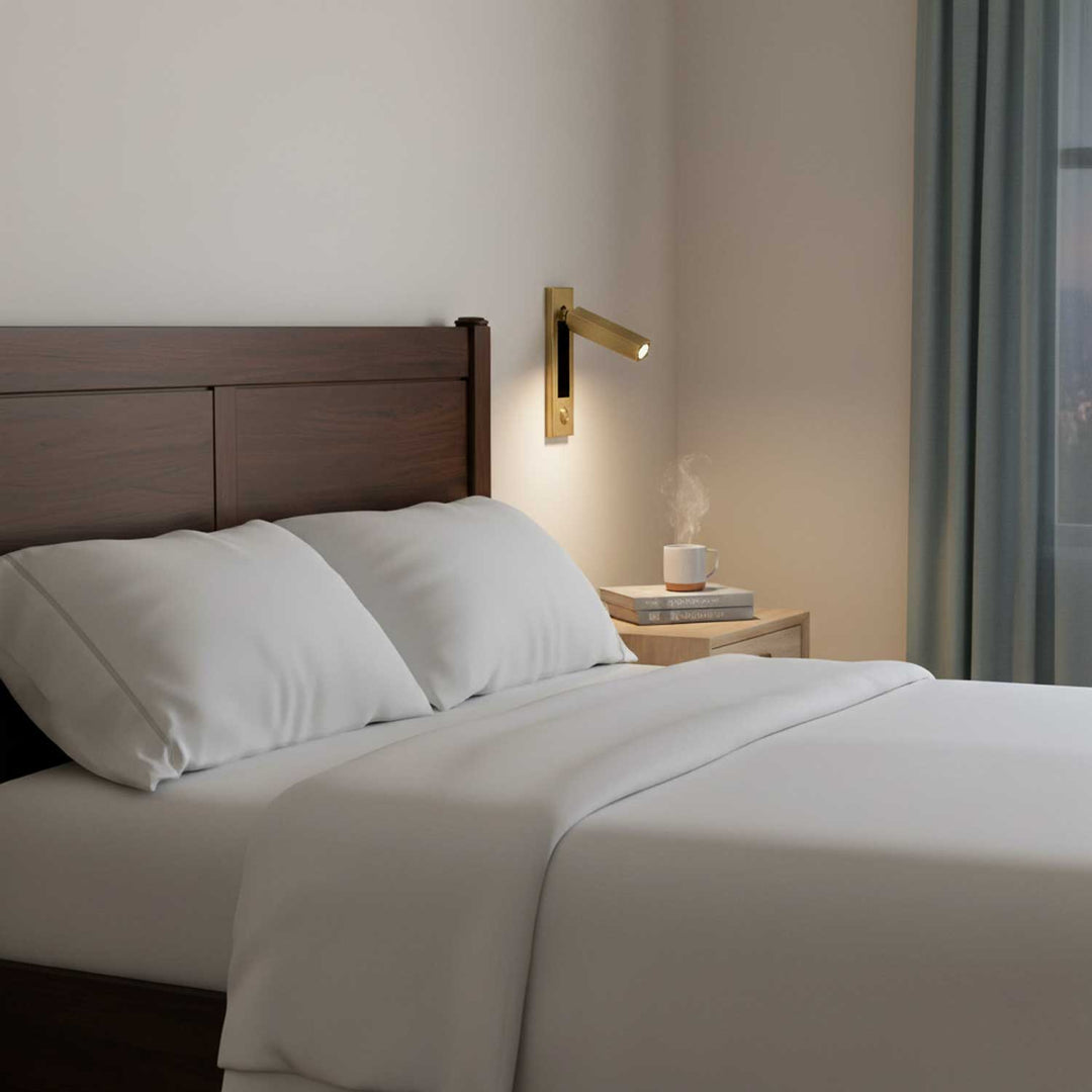 Fold Flush Bedside Sconce