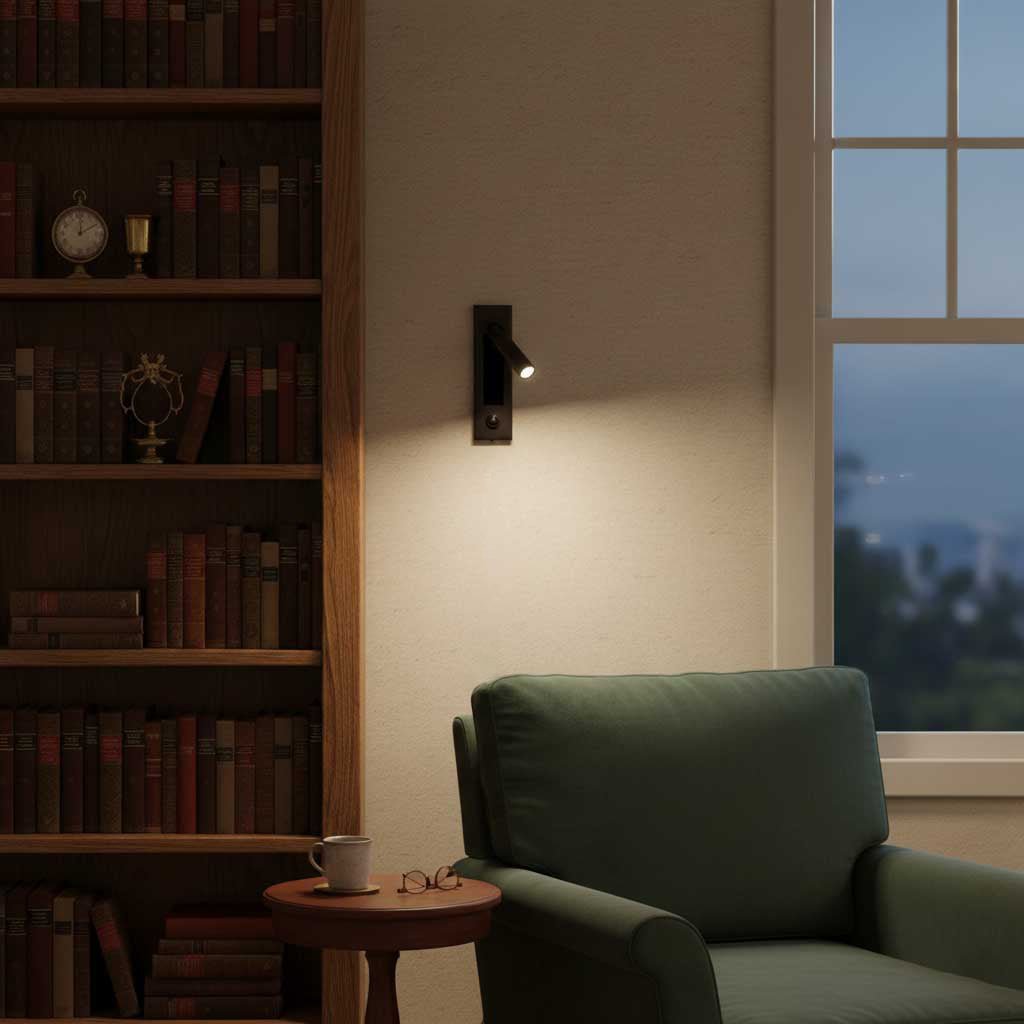Fold Flush Bedside Sconce