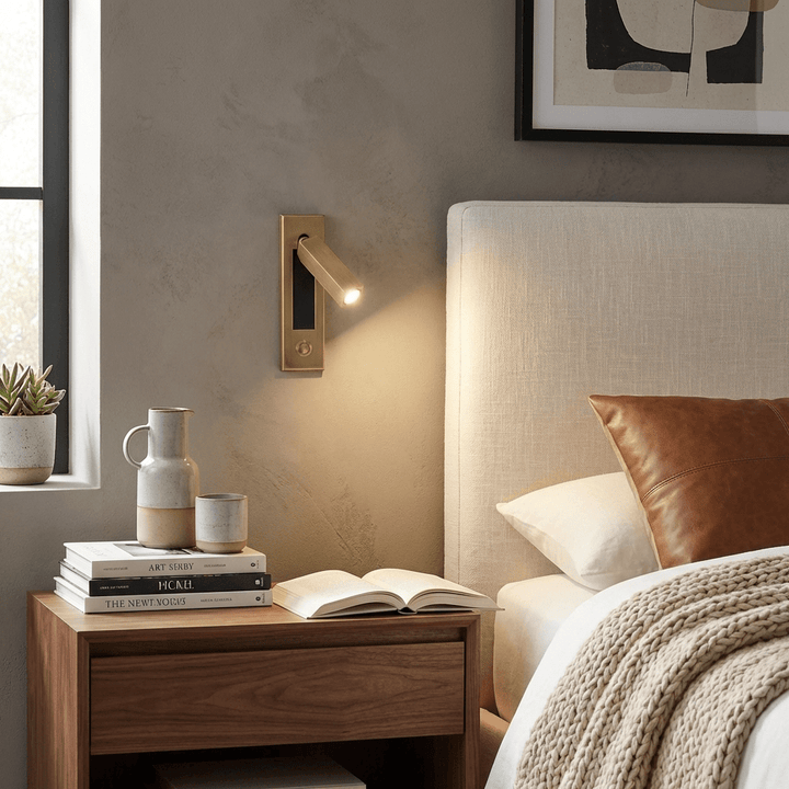 Fold Flush Bedside Sconce