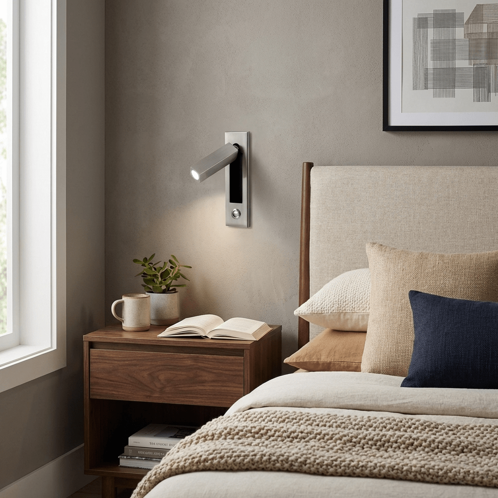 Fold Flush Bedside Sconce