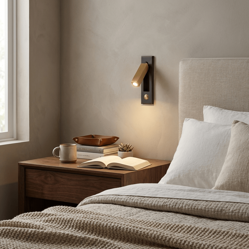 Fold Flush Bedside Sconce