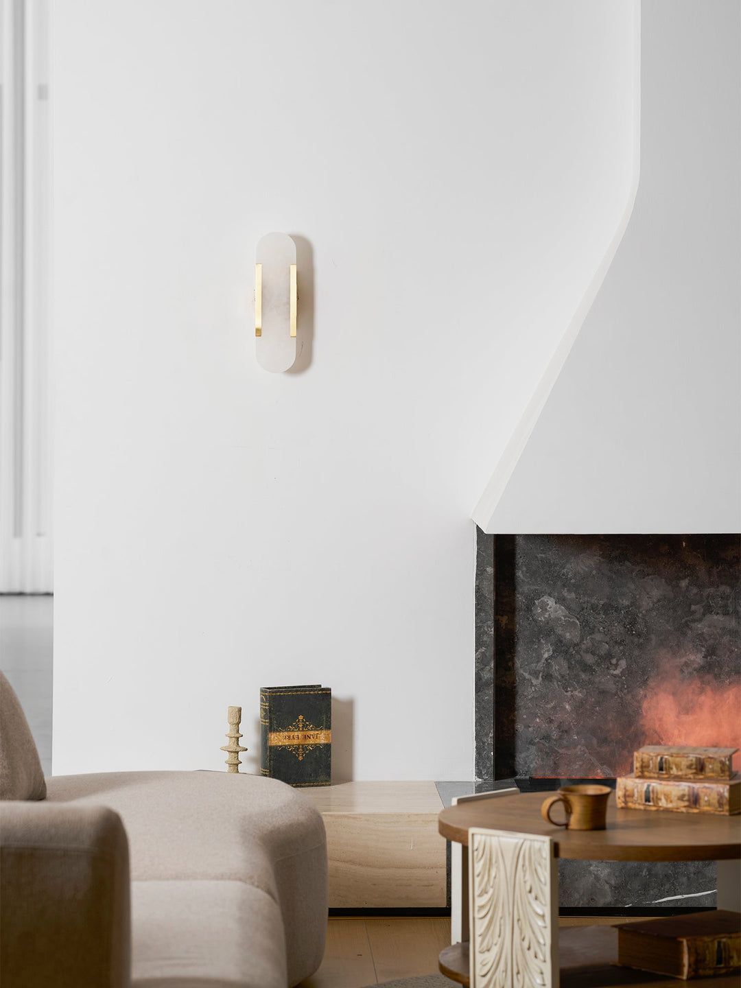 Serein Alabaster Wall Sconce