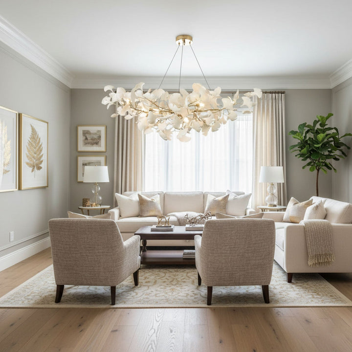 Meridian Leaf Chandelier