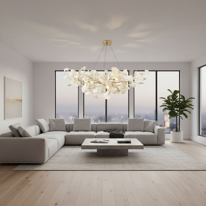 Meridian Leaf Chandelier