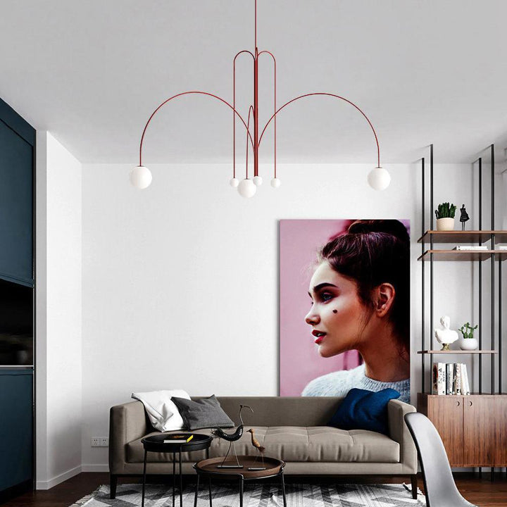 Cascade Arc Chandelier