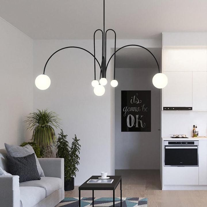 Cascade Arc Chandelier