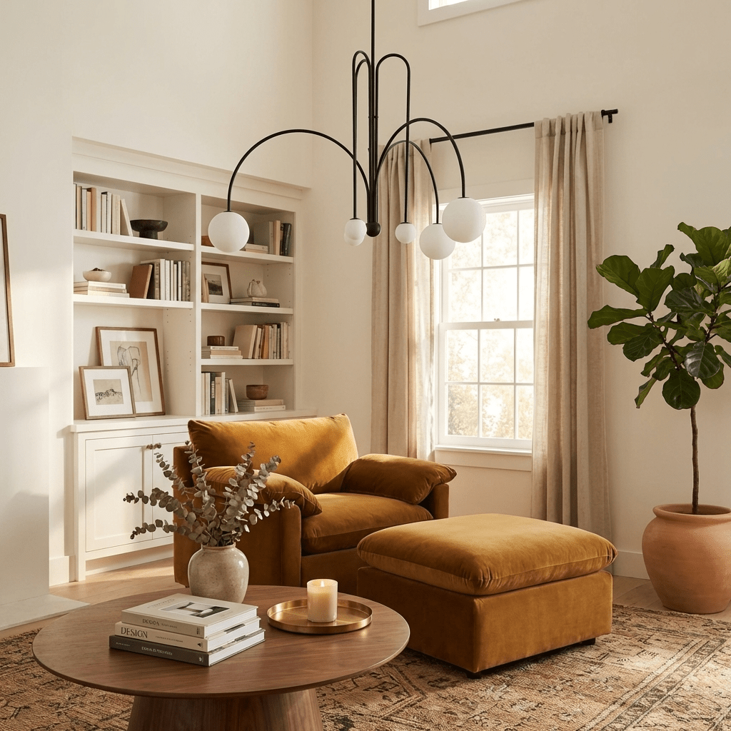 Cascade Arc Chandelier