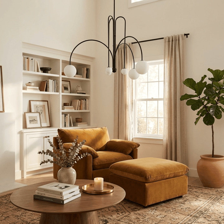Cascade Arc Chandelier