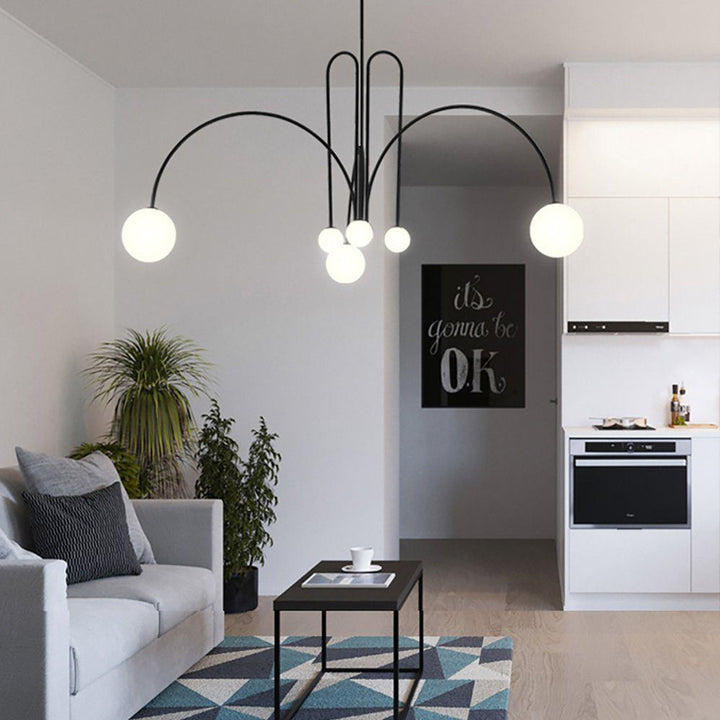 Cascade Arc Chandelier