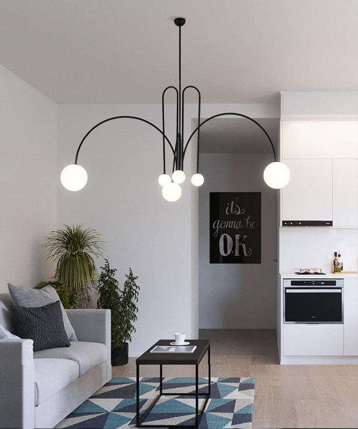 Cascade Arc Chandelier