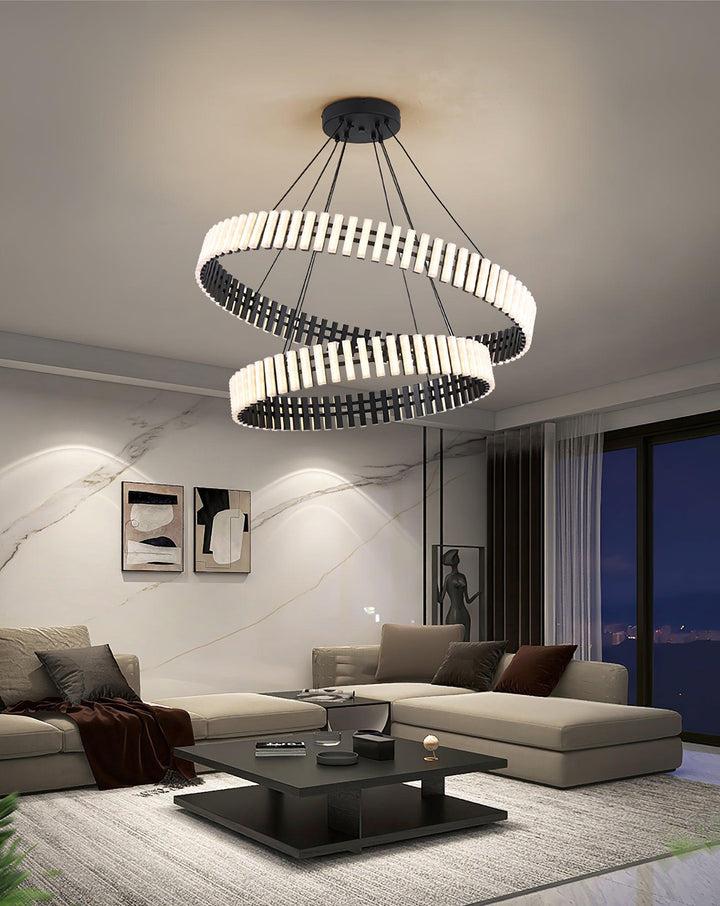 Crescent Ring Chandelier