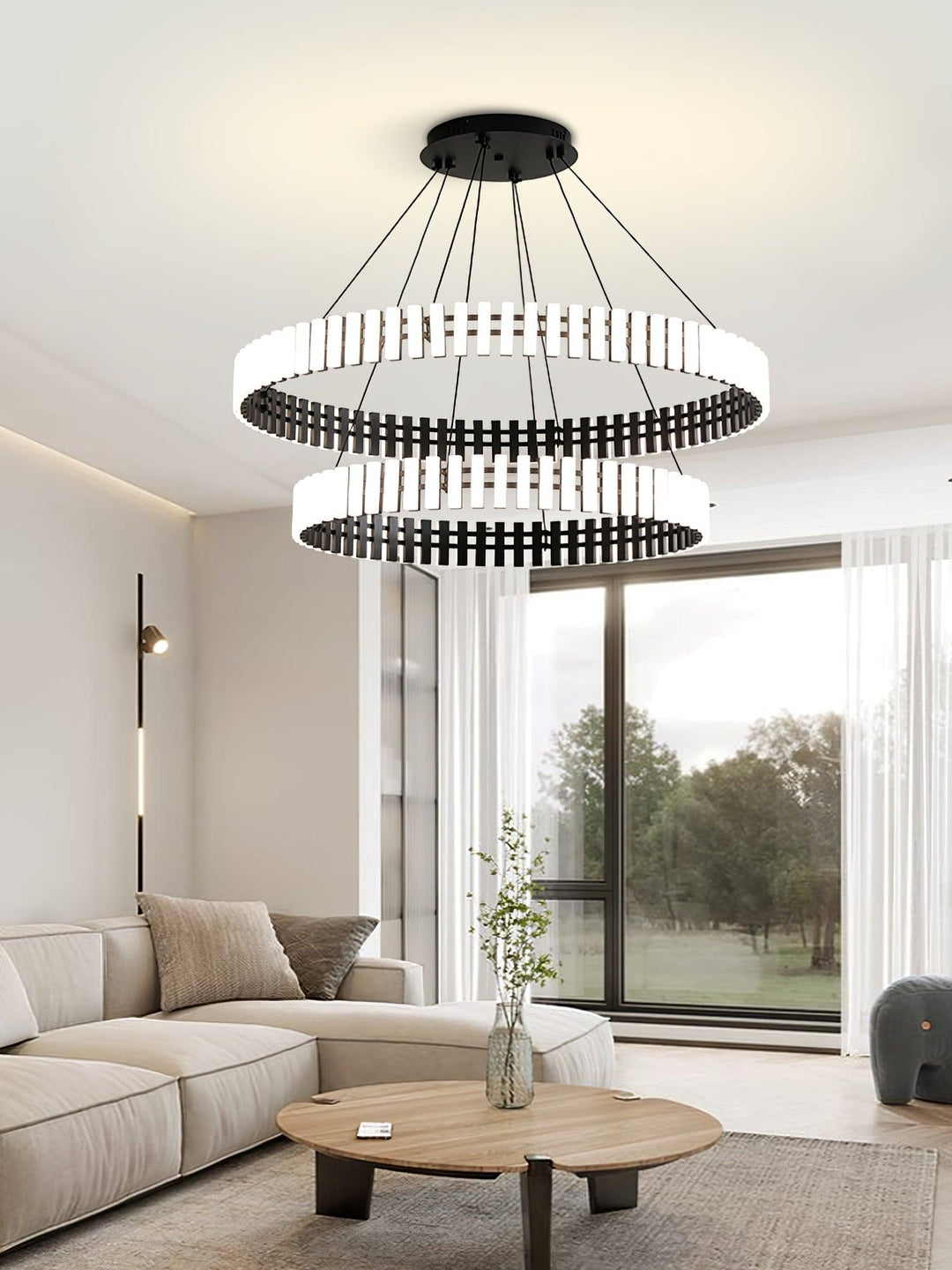 Crescent Ring Chandelier