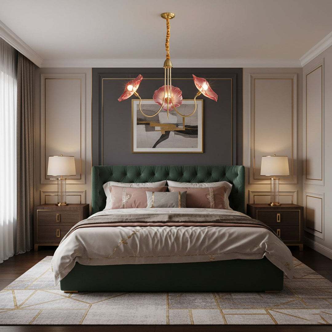 Frond Glass Chandelier