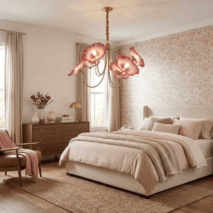 Frond Glass Chandelier