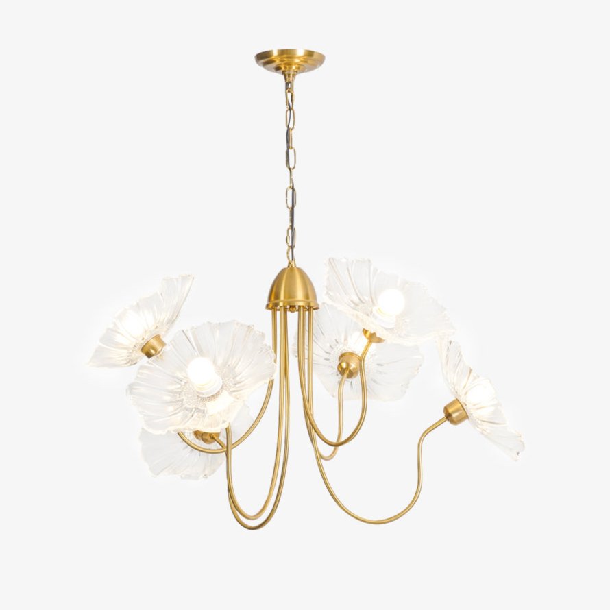 Frond Glass Chandelier