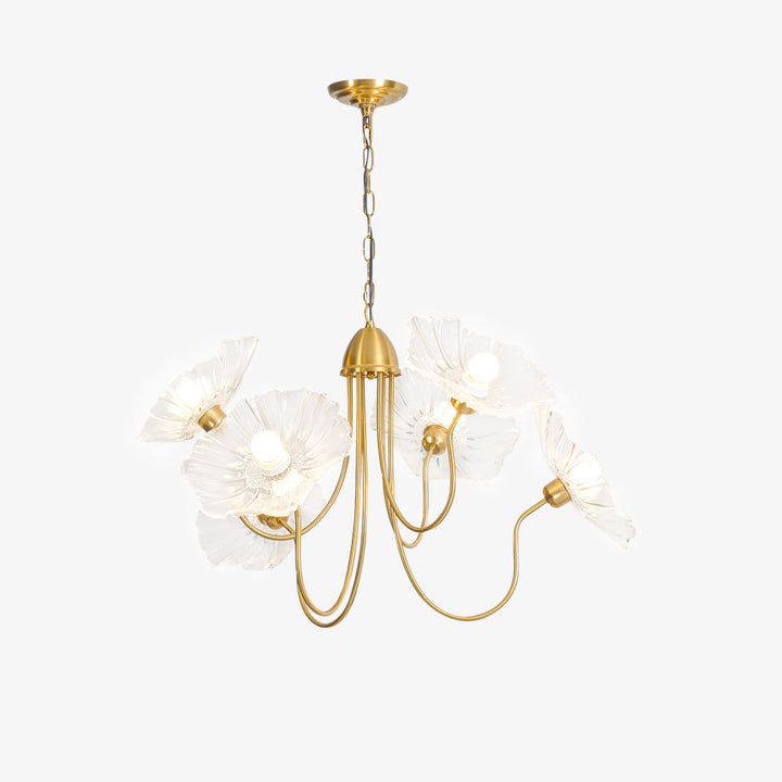 Frond Glass Chandelier