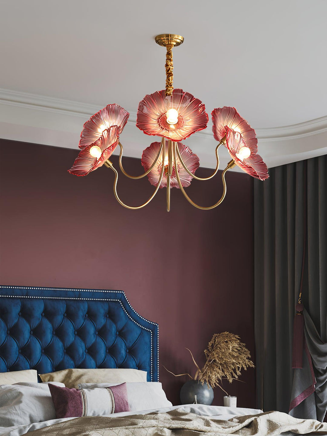 Frond Glass Chandelier