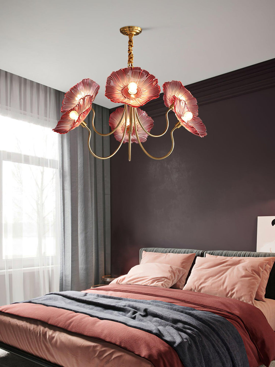 Frond Glass Chandelier