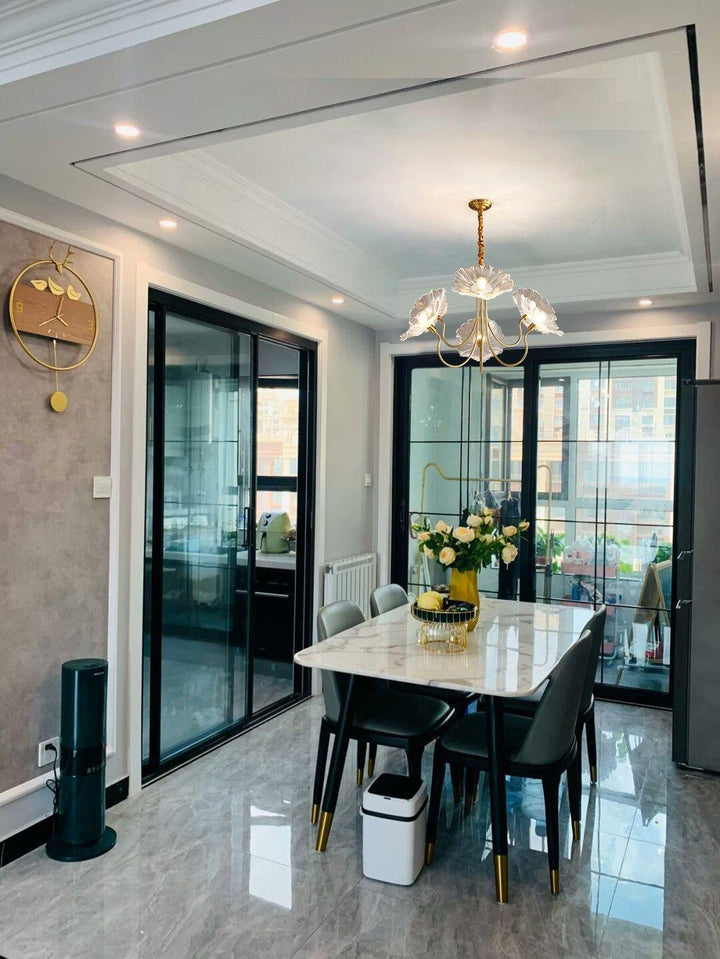 Frond Glass Chandelier