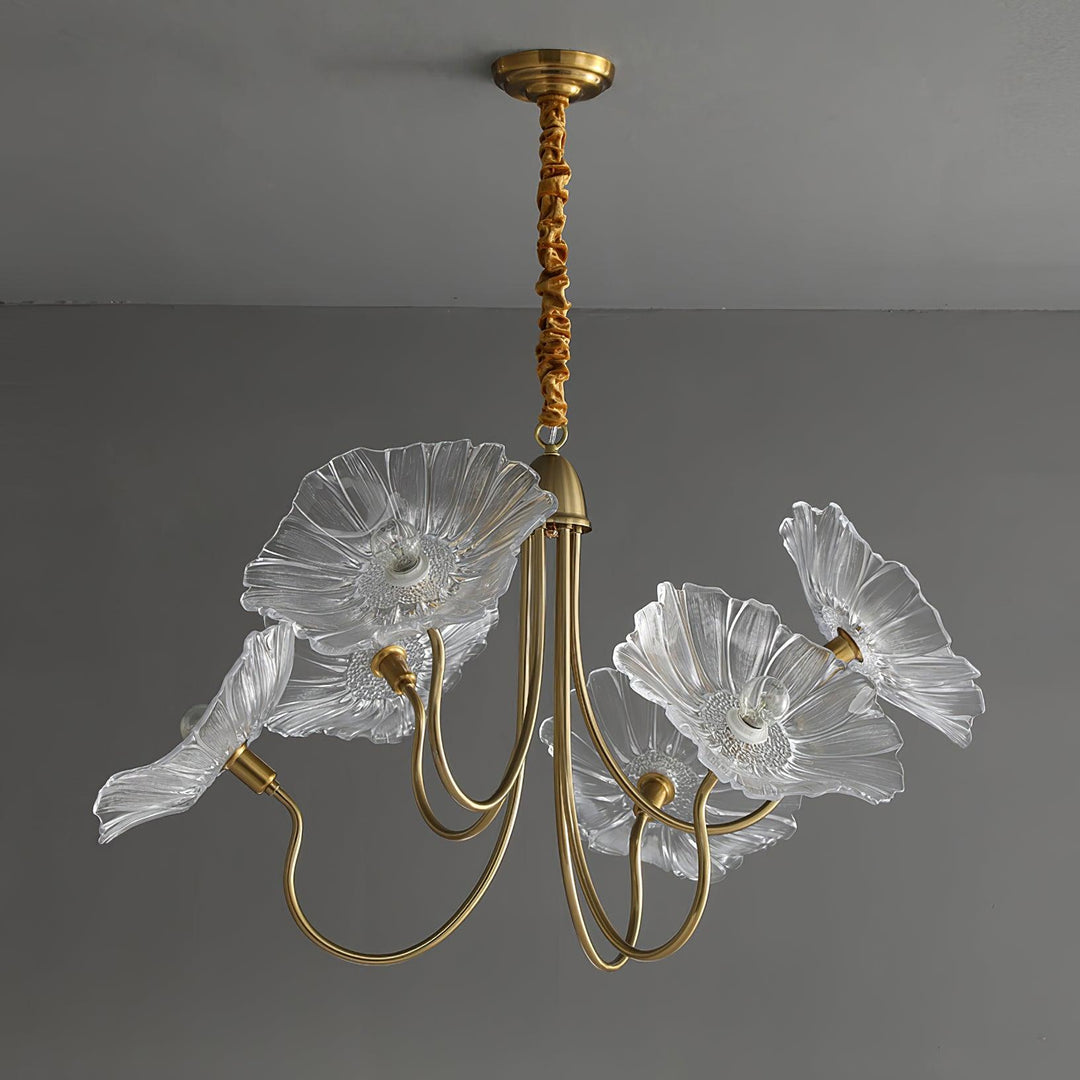 Frond Glass Chandelier