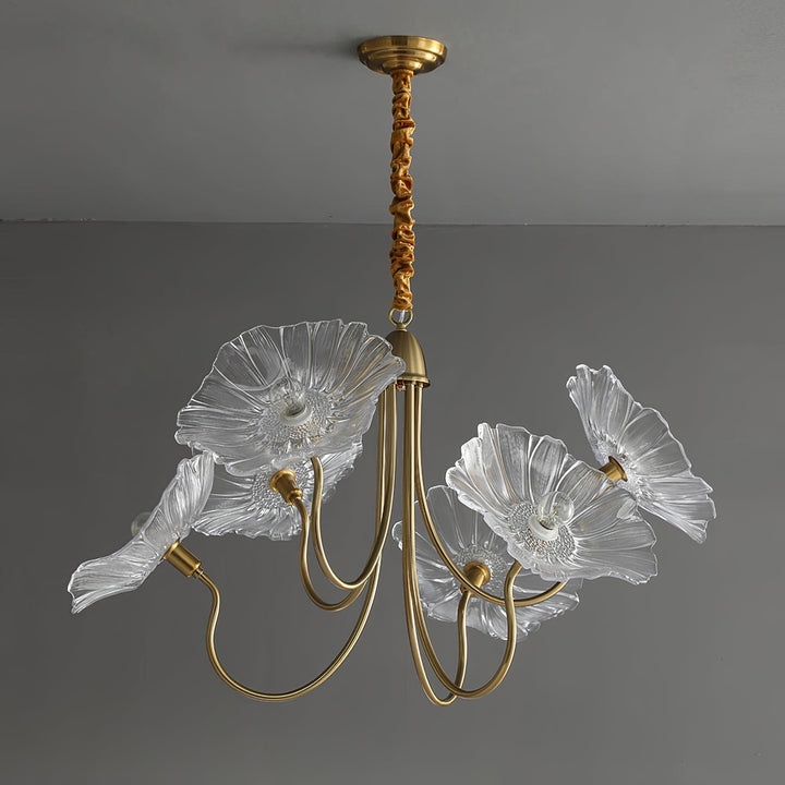 Frond Glass Chandelier