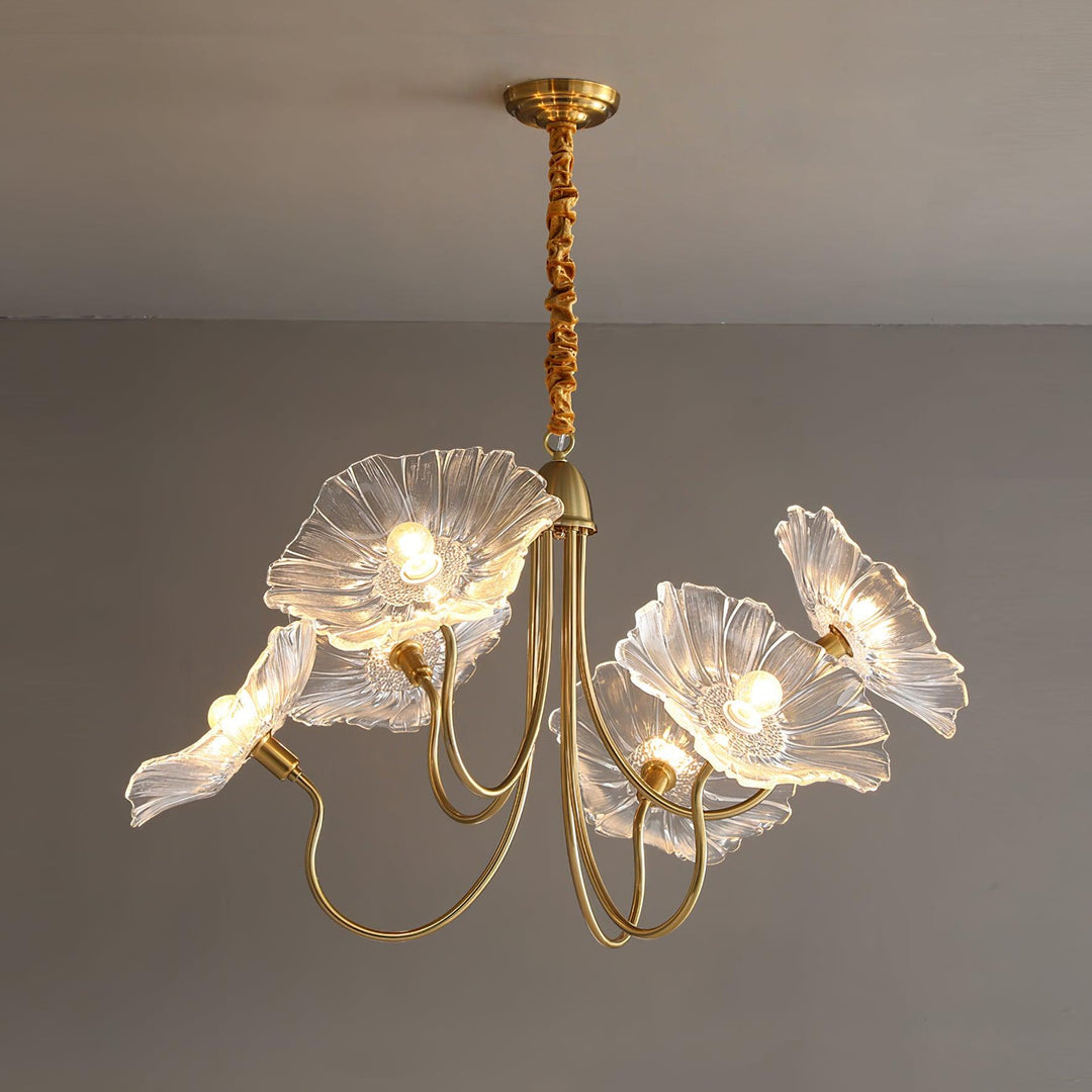 Frond Glass Chandelier