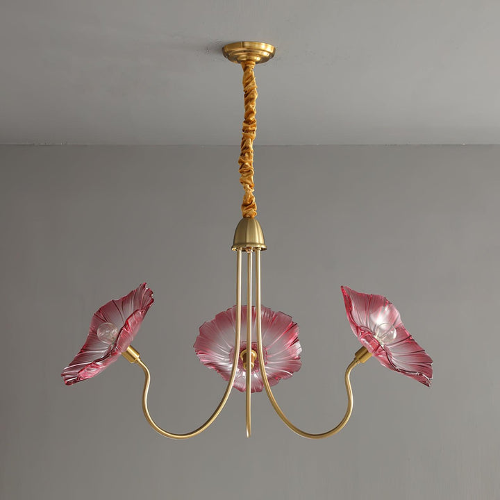 Frond Glass Chandelier